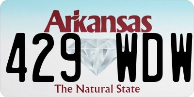 AR license plate 429WDW