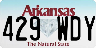 AR license plate 429WDY
