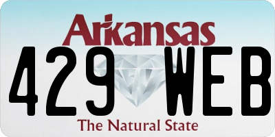 AR license plate 429WEB