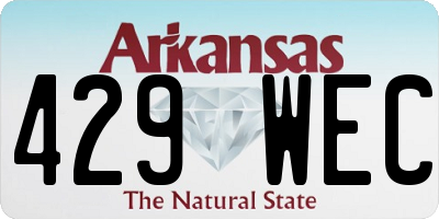 AR license plate 429WEC