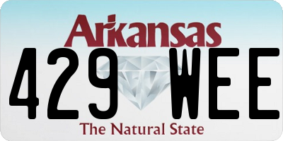 AR license plate 429WEE