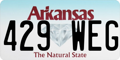 AR license plate 429WEG