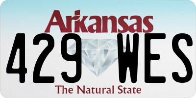 AR license plate 429WES