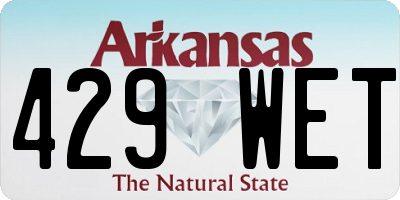 AR license plate 429WET