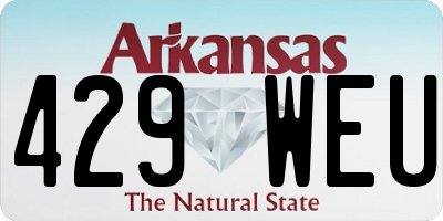 AR license plate 429WEU
