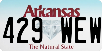 AR license plate 429WEW