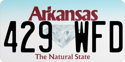 AR license plate 429WFD