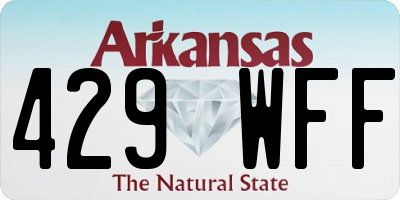 AR license plate 429WFF