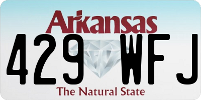 AR license plate 429WFJ