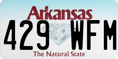 AR license plate 429WFM