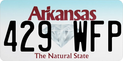 AR license plate 429WFP