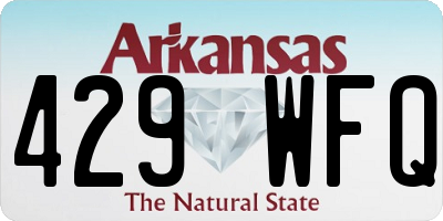 AR license plate 429WFQ