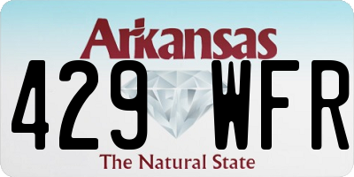 AR license plate 429WFR