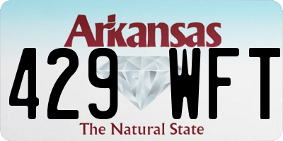AR license plate 429WFT