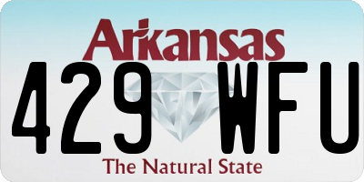 AR license plate 429WFU