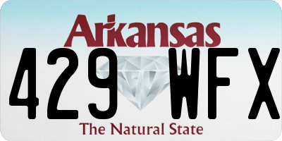 AR license plate 429WFX
