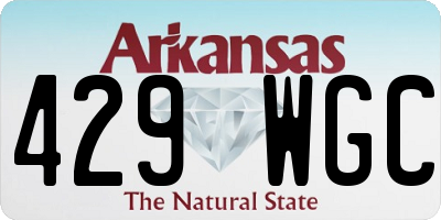 AR license plate 429WGC