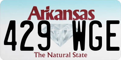 AR license plate 429WGE