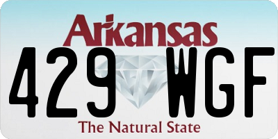 AR license plate 429WGF