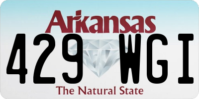 AR license plate 429WGI