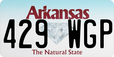 AR license plate 429WGP
