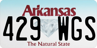 AR license plate 429WGS