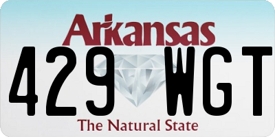 AR license plate 429WGT