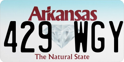 AR license plate 429WGY