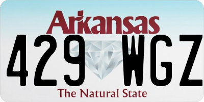 AR license plate 429WGZ