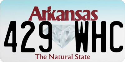 AR license plate 429WHC
