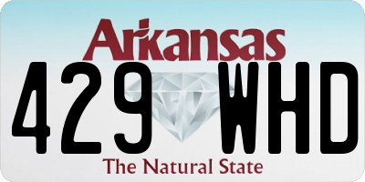 AR license plate 429WHD