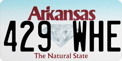 AR license plate 429WHE