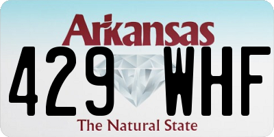 AR license plate 429WHF