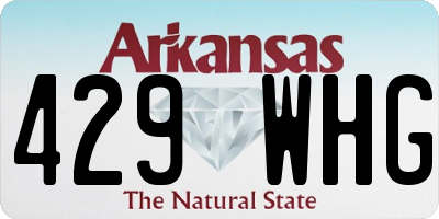 AR license plate 429WHG