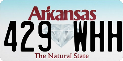 AR license plate 429WHH
