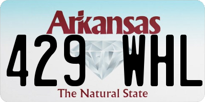 AR license plate 429WHL
