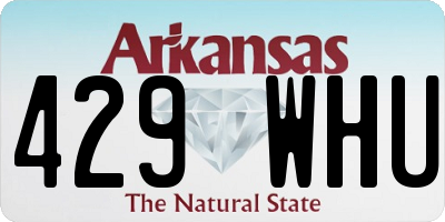 AR license plate 429WHU