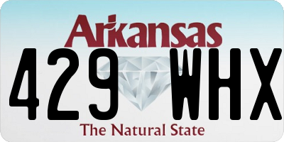 AR license plate 429WHX