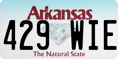 AR license plate 429WIE