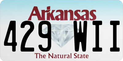 AR license plate 429WII