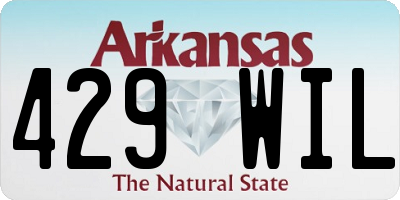 AR license plate 429WIL