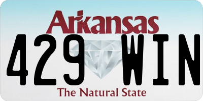 AR license plate 429WIN