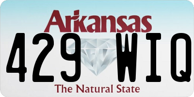 AR license plate 429WIQ