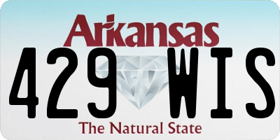 AR license plate 429WIS