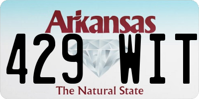 AR license plate 429WIT