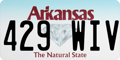 AR license plate 429WIV
