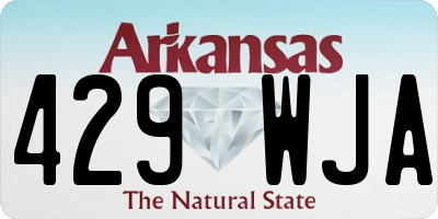 AR license plate 429WJA