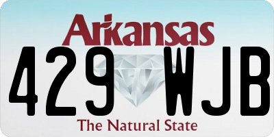 AR license plate 429WJB
