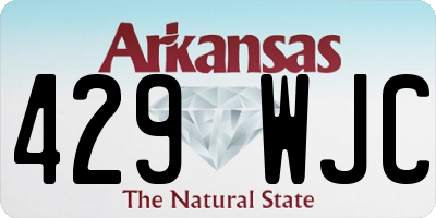 AR license plate 429WJC
