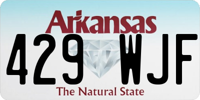 AR license plate 429WJF